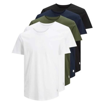 тениска,мъжки,тениски,jack,&,jones,noa,short,sleeve,t,shirt,5,units,multicolor,(white,detail,white,black,navy,forest)