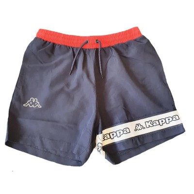 бански,гащета,мъжки,бански,костюми,kappa,dul,logo,tape,swimming,shorts,black,(blue,red,white,blue)
