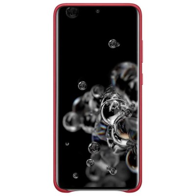 други,аксесоари,samsung,galaxy,s20,ultra,leather,silicone,phone,case,red,(red)