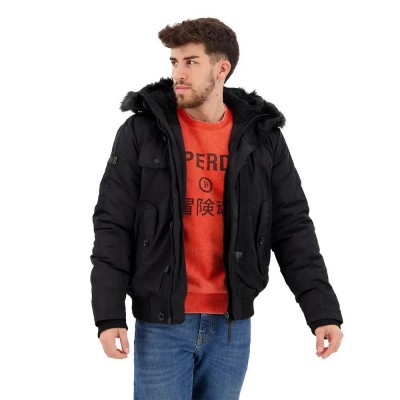 яке,мъжки,якета,superdry,chinook,rescue,bomber,jacket,black,(black)