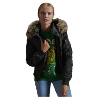 яке,дамски,якета,и,палта,superdry,nylon,flight,bomber,jacket,green