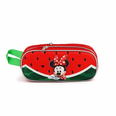 канцеларски,принадлежности,karactermania,3d,minnie,watermelon,disney,double,pencil,case,multicolor,(red)