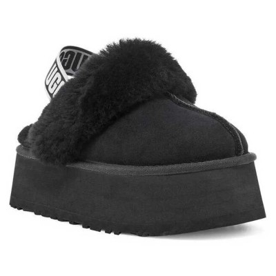 пантофи,дамски,пантофи,ugg,funkette,slippers,black