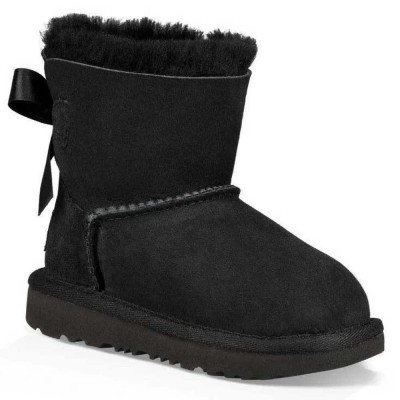 детски,обувки,детски,боти,ugg,kids,mini,bailey,bow,ii,boots,black