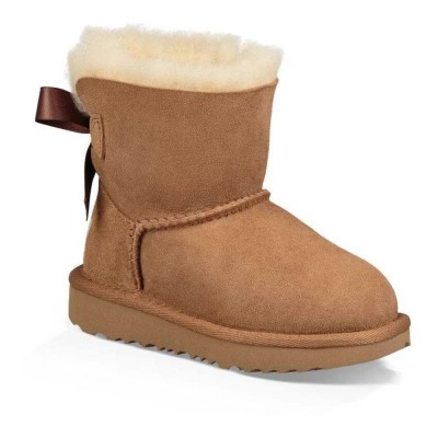 детски,обувки,детски,боти,ugg,kids,mini,bailey,bow,ii,boots,chestnut