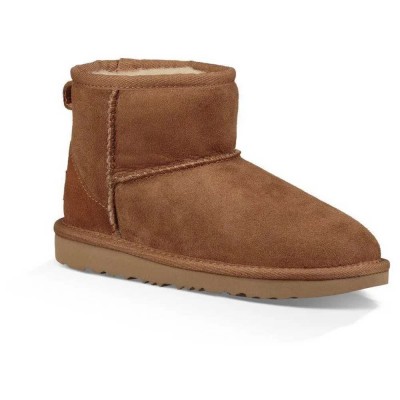 детски,обувки,детски,боти,ugg,kids,classic,mini,ii,boots,chestnut