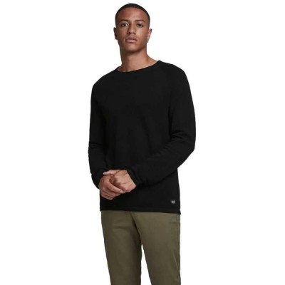 блуза,мъжки,пуловери,jack,&,jones,hill,sweater,black,(black)
