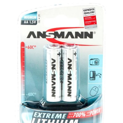 батерии,ansmann,1x2,lithium,mignon,aa,lr,6,extreme,batteries,silver,(silver)