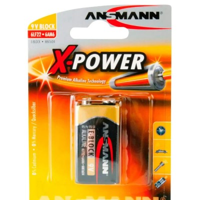батерии,ansmann,1,9v,block,x,power,battery,black,(black)