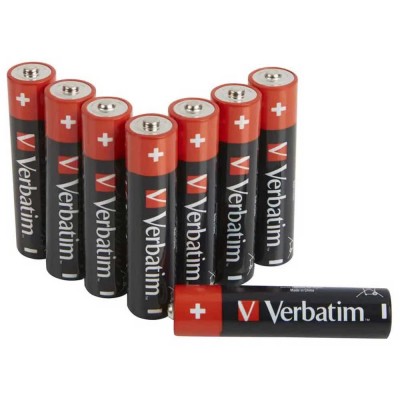 батерии,verbatim,1x8,micro,aaa,lr,03,49502,battery,black,(black)