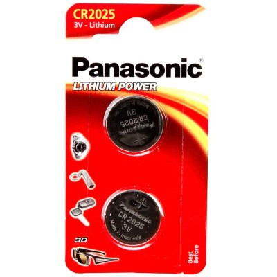 батерии,panasonic,1x2,cr,2025,lithium,battery,silver,(silver)
