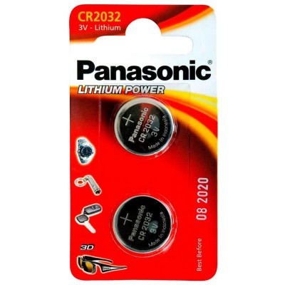 батерии,panasonic,1x2,cr,2032,lithium,battery,silver,(silver)
