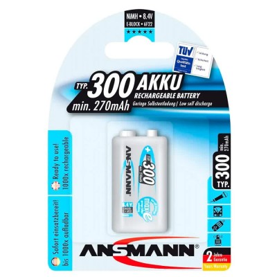 батерии,ansmann,1,maxe,nimh,300,9v,270mah,battery,silver