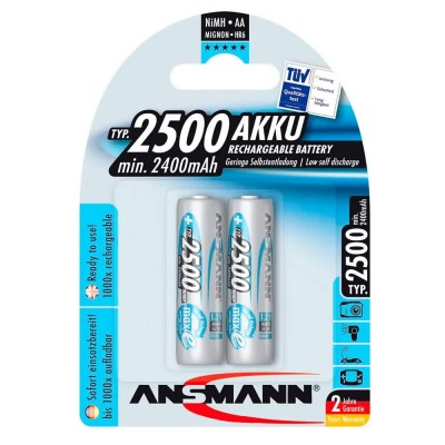 батерии,ansmann,1x2,maxe,nimh,2500,mignon,2400mah,aa,rechargeable,battery,silver,(silver)