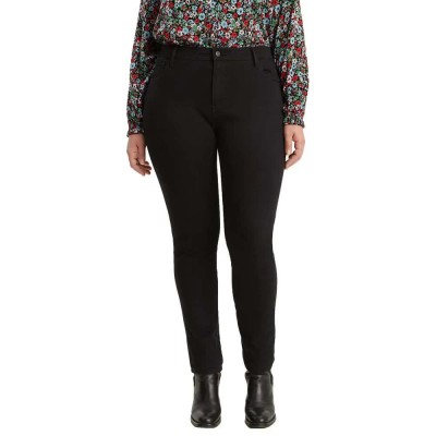 дънки,дамски,панталони,levi´s,®,plus,721,high,rise,skinny,jeans,black,(long,shot)