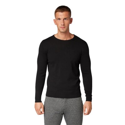 блуза,мъжки,пуловери,tom,tailor,simple,knitted,sweater,black