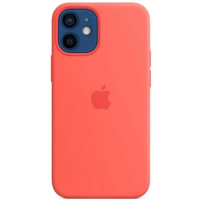 други,аксесоари,apple,silicone,iphone,12,mini,case,with,magsafe,pink,(pink,citrus)