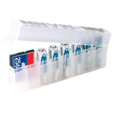 батерии,ansmann,box,for,8,mignon,cells,battery,box,clear,(clear)