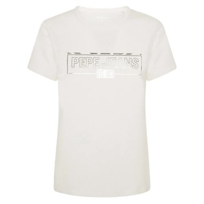 тениска,дамски,тениски,pepe,jeans,betty,short,sleeve,t,shirt,off,white,(white)