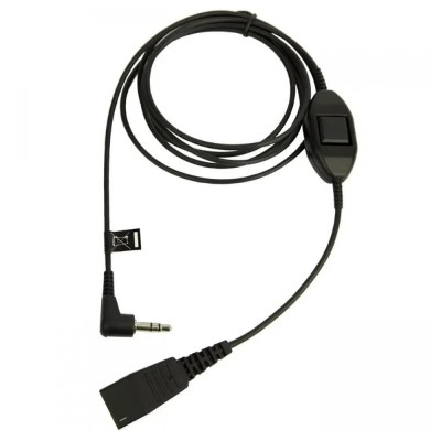 слушалки,jabra,quick,disconnect,to,jack,cord,3.5,mm,black,(black)