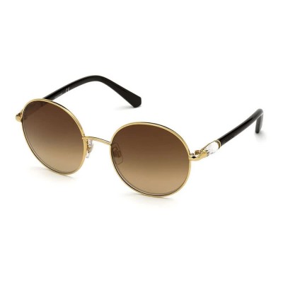 слънчеви,очила,слънчеви,очила,swarovski,sk0260,woman,sunglasses,golden,(shiny,deep,gold)