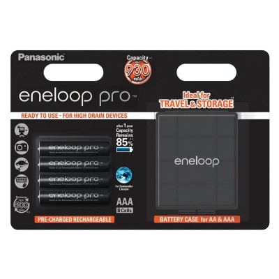 батерии,eneloop,pro,micro,aaa,930mah,battery,black,(black)