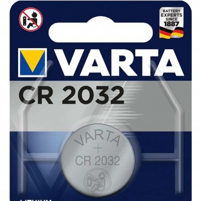 varta,electronic,cr,2032,pu,button,battery,silver