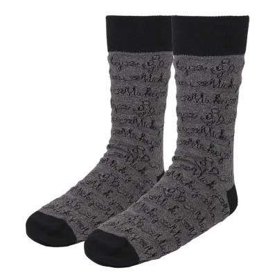 чорапи,мъжки,чорапи,cerdá,mickey,socks,grey,(dark,gray)