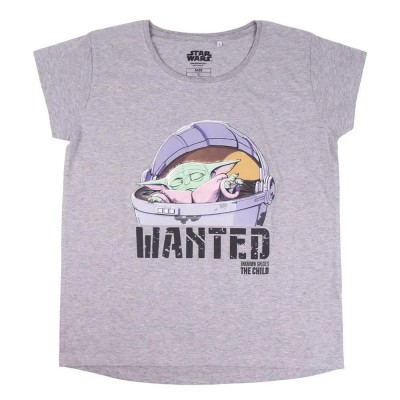 детска,тениска,мъжки,тениски,дамски,тениски,star,wars,the,mandalorian,the,child,short,sleeve,t,shirt,grey,(gray)
