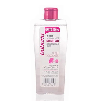 козметика,за,почистване,babaria,rosehip,remover,micelar,water,100ml,cleaner,clear,(pink,clear)