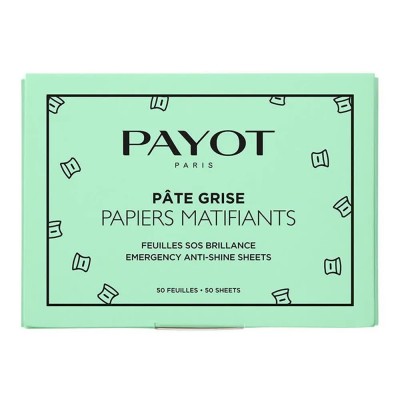 специфични,козметични,продукти,payot,pâte,grise,papiers,matifiants,emergency,anti,shine,sheets,50,units,green,(green)