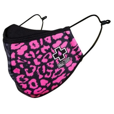 други,аксесоари,muc,off,animal,print,face,mask,black,pink,(fuchsia,black)