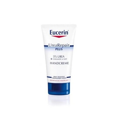 козметика,за,овлажняване,eucerin,urea,hand,cream,repair,2x75ml,white