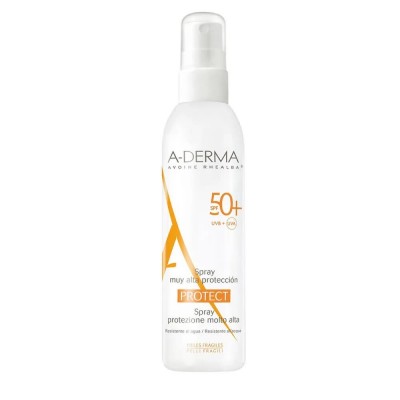 козметика,за,защита,от,слънце,a,derma,protect,50+,200ml,spray,white