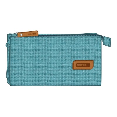канцеларски,принадлежности,safta,lago,triple,pencil,case,blue,(lago)