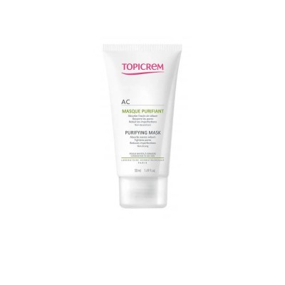 хигиена,тяло,topicrem,ac,purifying,mask,white
