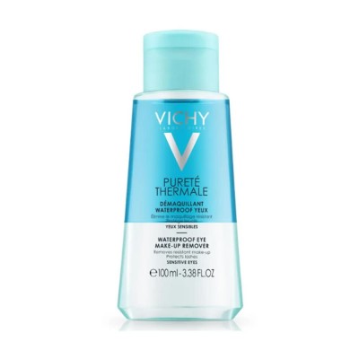 козметика,за,почистване,vichy,purete,thermale,desmaquillante,waterproof,100ml,cleaner,blue
