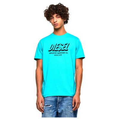 тениска,мъжки,тениски,diesel,diegos,a5,short,sleeve,t,shirt,blue,(ceramic)