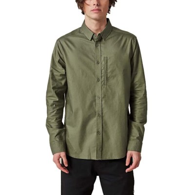 риза,с,дълъг,ръкав,мъжки,ризи,globe,foundation,long,sleeve,shirt,green,(olive)