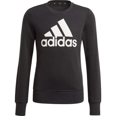 блуза,детски,блузи,adidas,essentials,sweatshirt,black,(black,white)
