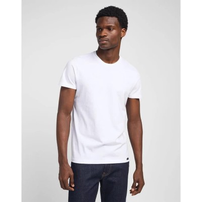 тениска,мъжки,тениски,lee,2,units,short,sleeve,t,shirt,white,black,(black,white)