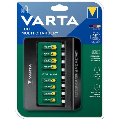 батерии,varta,lcd,multi,charger+,without,battery,black