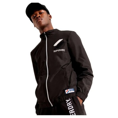 яке,мъжки,якета,superdry,track,cagoule,jacket,black