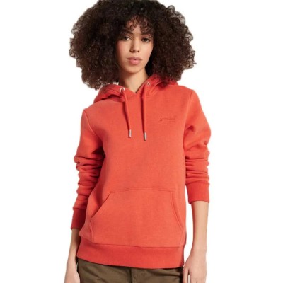 суичър,дамски,блузи,superdry,orange,label,classic,hoodie,orange,(bright,orange,marl)