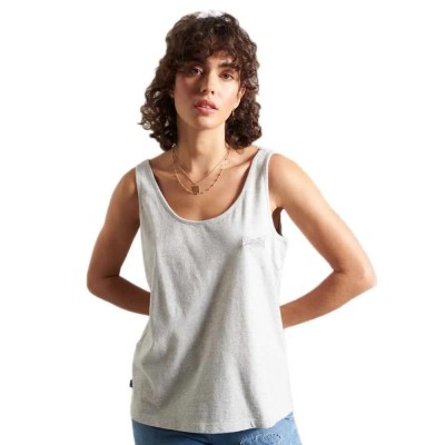тениска,дамски,тениски,superdry,orange,label,classic,sleeveless,t,shirt,grey,(light,grey,marl)
