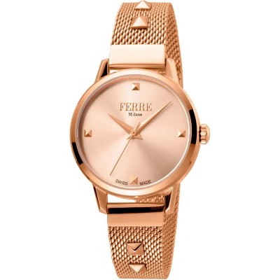 часовник,часовници,ferrè,milano,fm1l136m0071,watch,pink,(pink,gold)