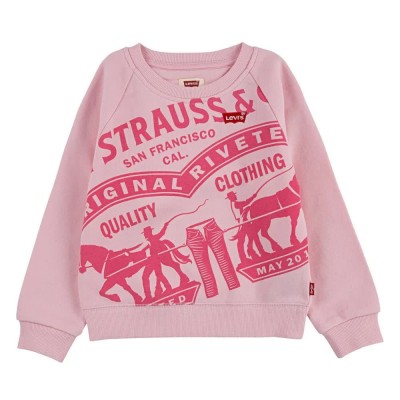 детска,блуза,детски,блузи,levi's®,raglan,infant,sweatshirt,pink