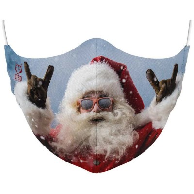 други,аксесоари,otso,funny,santa,claus,protective,mask,multicolor,(light,blue,red,white)