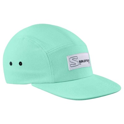 шапка,всички,шапки,salomon,five,p,cap,green,(harbor,grey,harbor,grey)