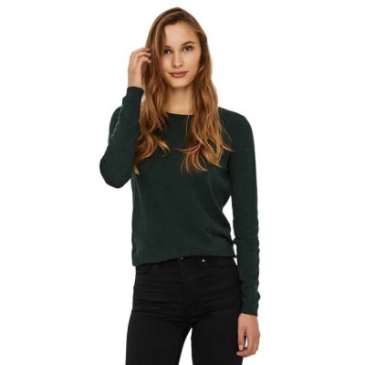 блуза,дамски,пуловери,дамски,плетени,дрехи,vero,moda,care,structure,sweater,black,(pine,grove)